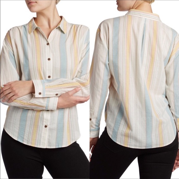 Patagonia Tops - PATAGONIA Lightweight A/C Boyfriend Striped Shirt